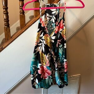 SHEIN Curve Floral Flowy Tank Top